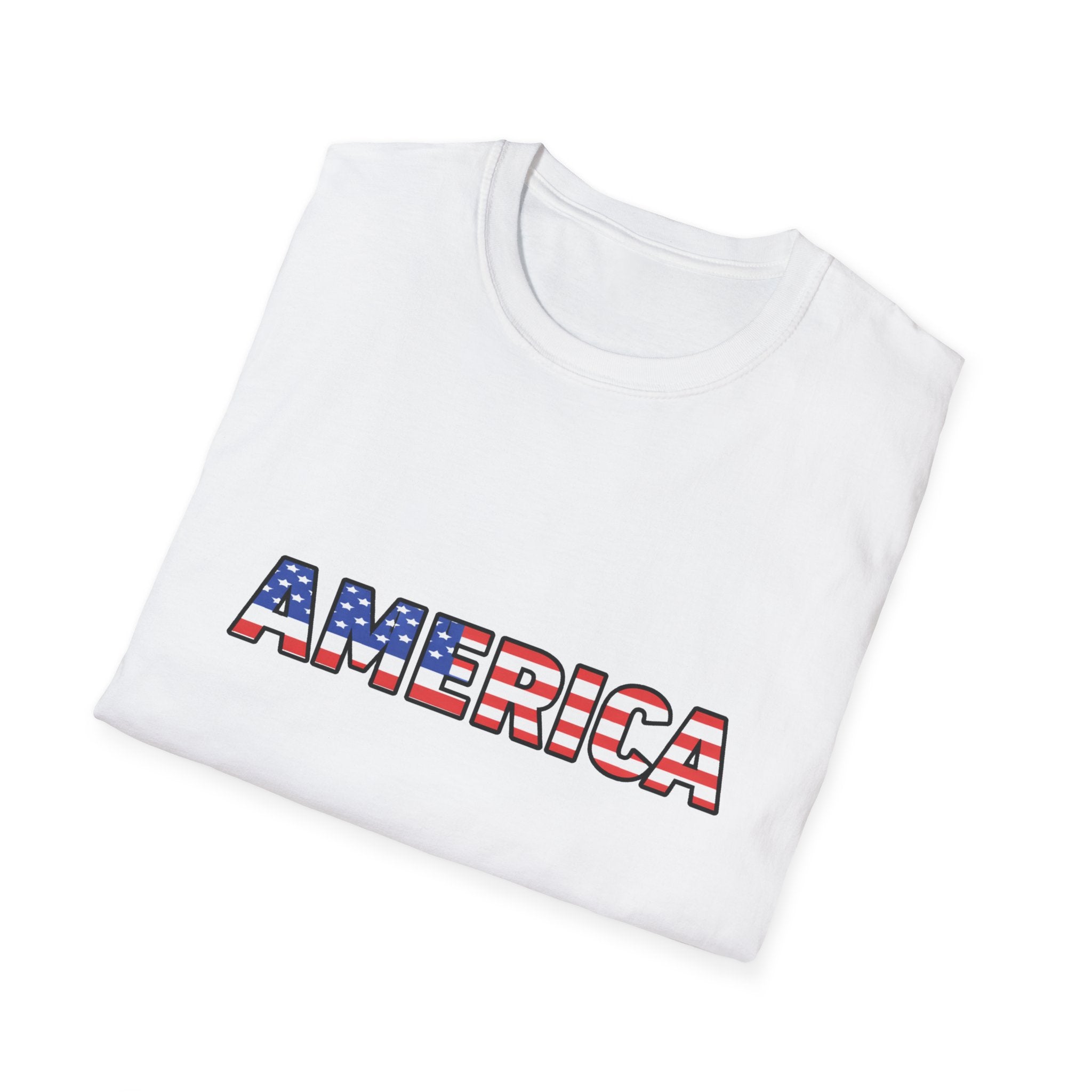 America Unisex Softstyle T-Shirt