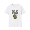 Out of Service T-Shirt — Cute Tired Grump Graphic Tee