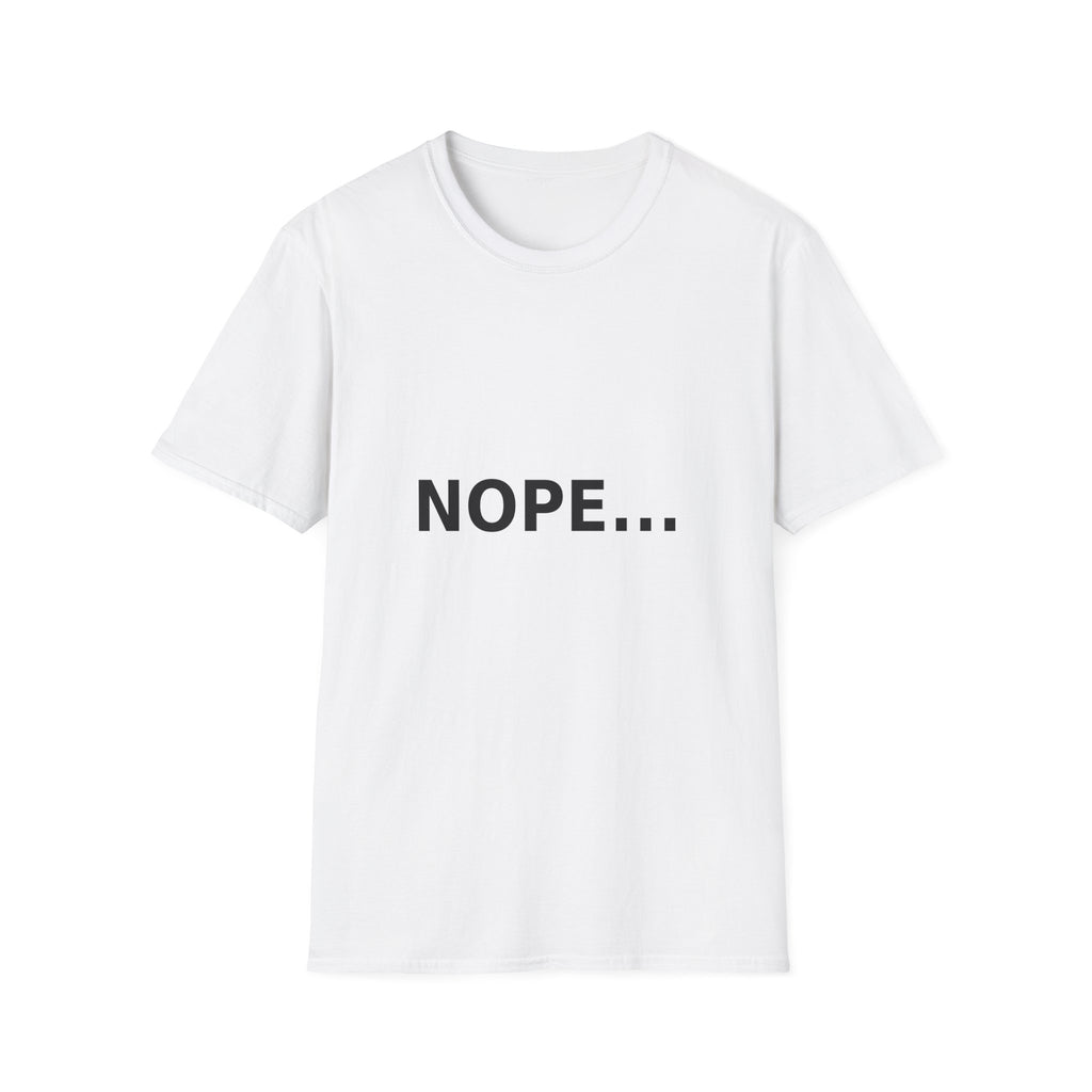 'NOPE...' Minimalist Graphic Tee