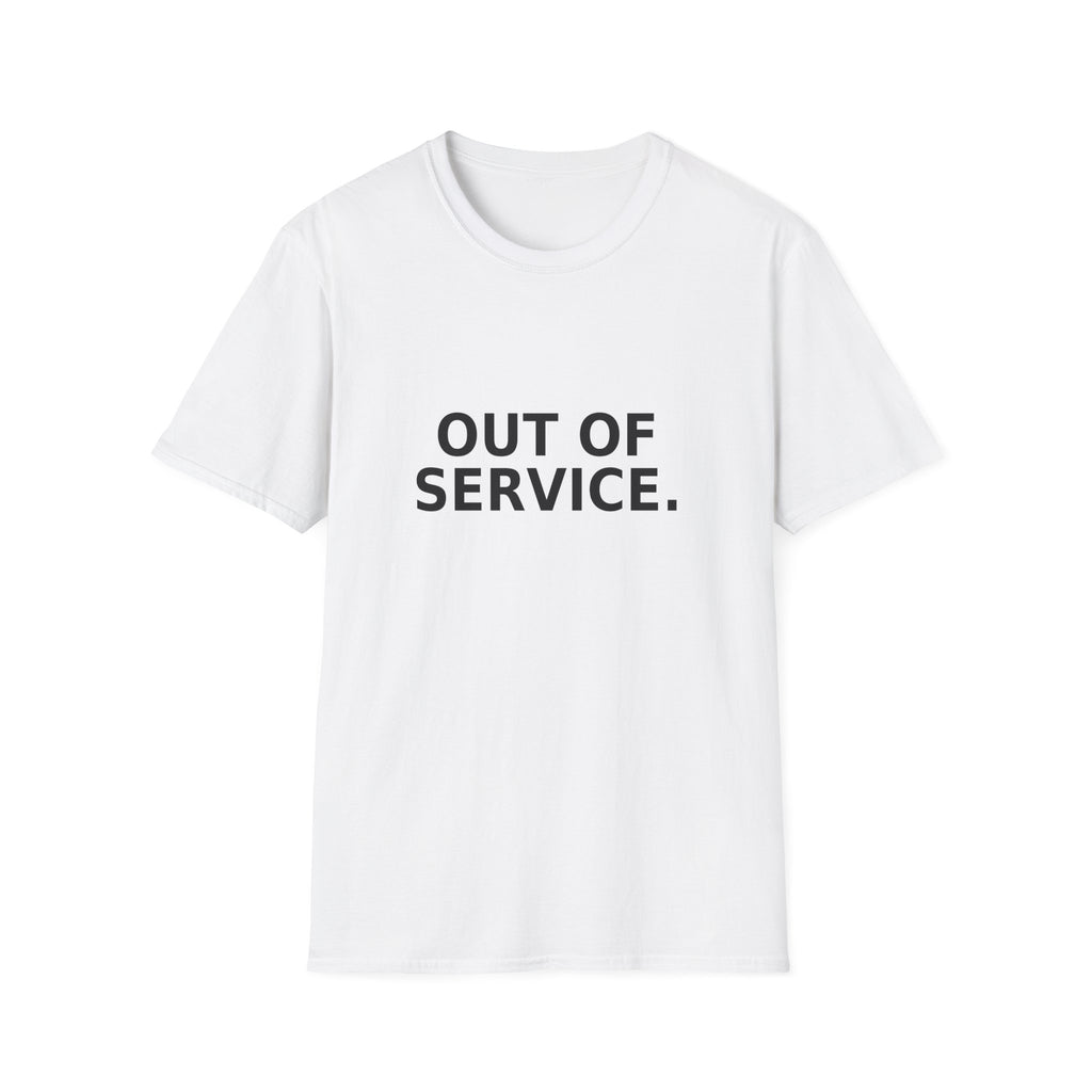 Out of Service T-Shirt — Minimalist Casual Graphic Tee