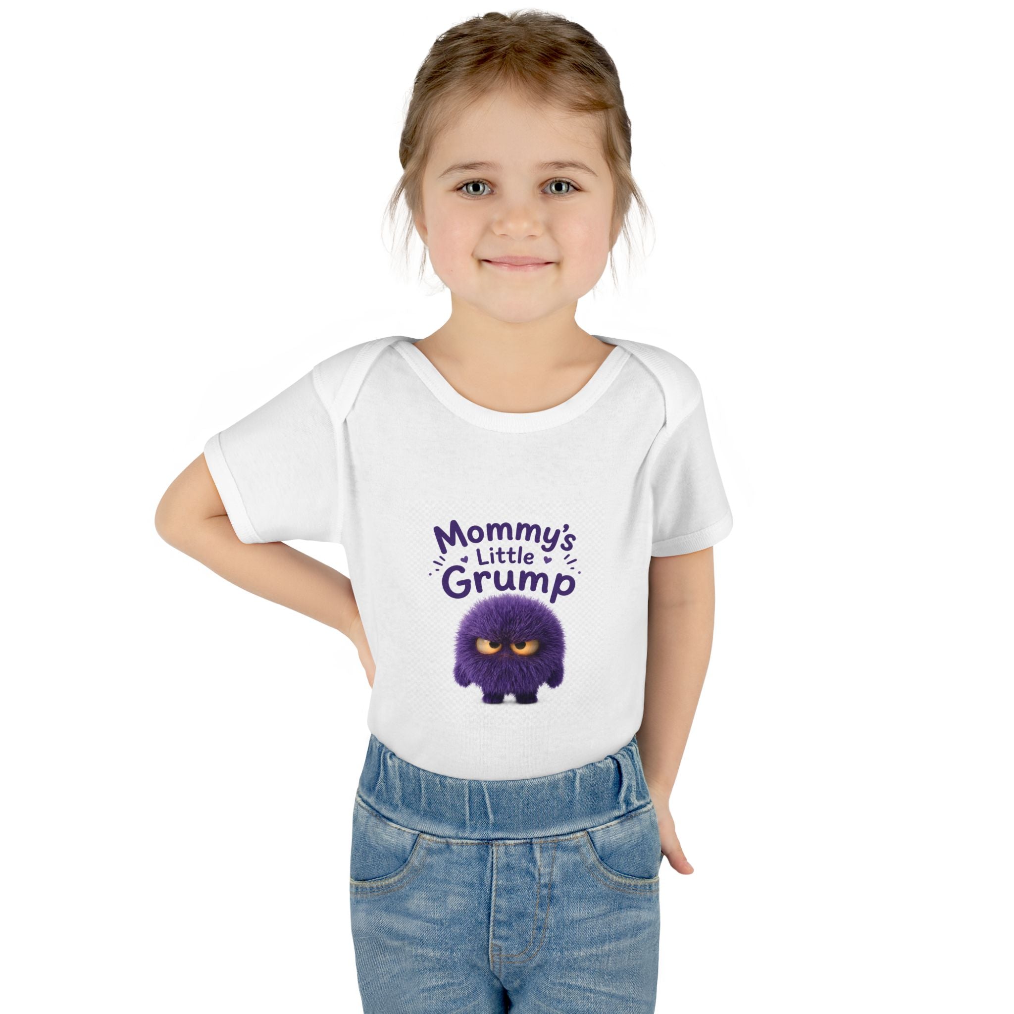Mommy's Little Grump Baby Bodysuit — Cute Purple Grump Infant Onesie