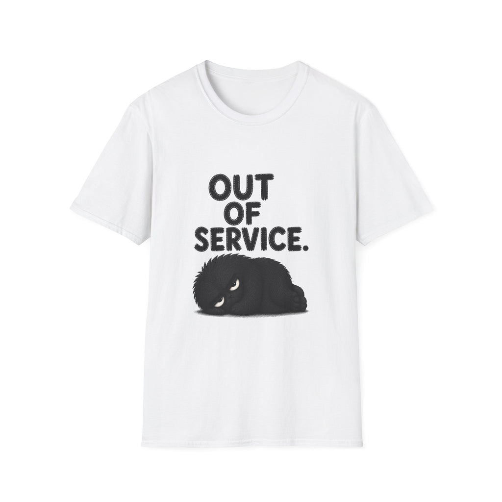 T-Shirt — “Out of Service” Sleepy Grump Graphic Tee