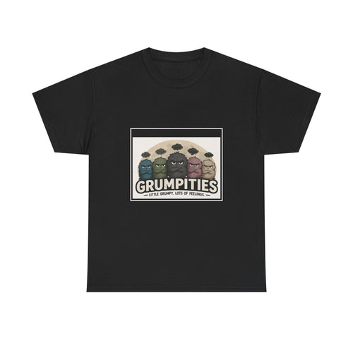 "Grumpities" Logo Style Unisex Heavy Cotton Tee