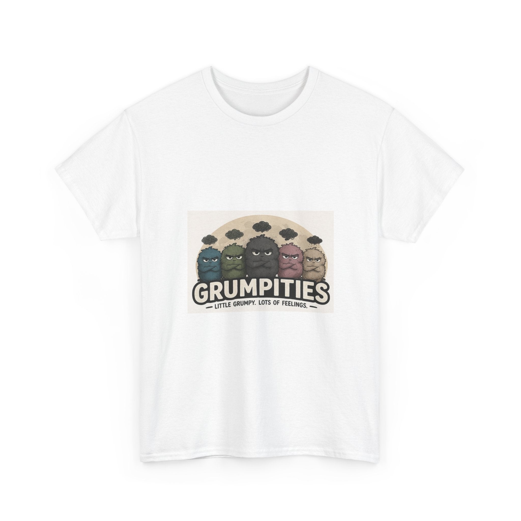 "Grumpities" Logo Style Unisex Heavy Cotton Tee