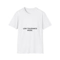 Low Tolerance Mode T-Shirt — Minimalist Statement Tee