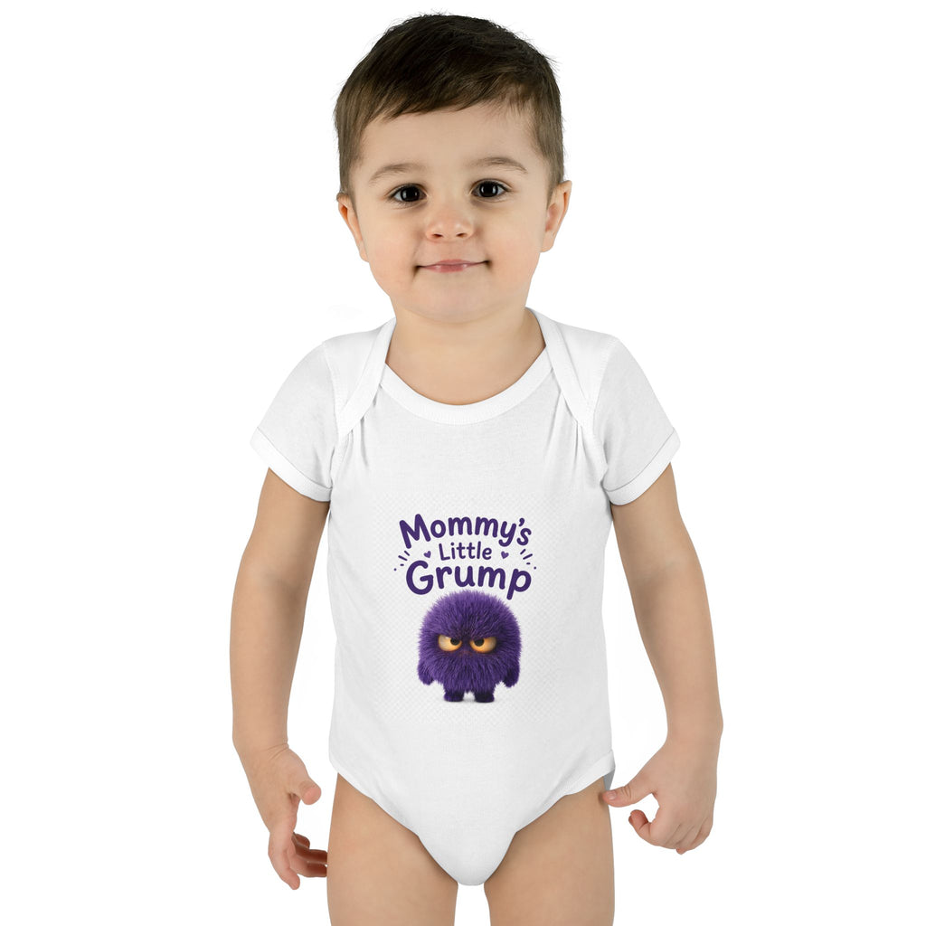 Mommy's Little Grump Baby Bodysuit — Cute Purple Grump Infant Onesie