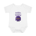 Infant Bodysuit - "Daddy's Little Grump" Cute Purple Grump Baby Onesie