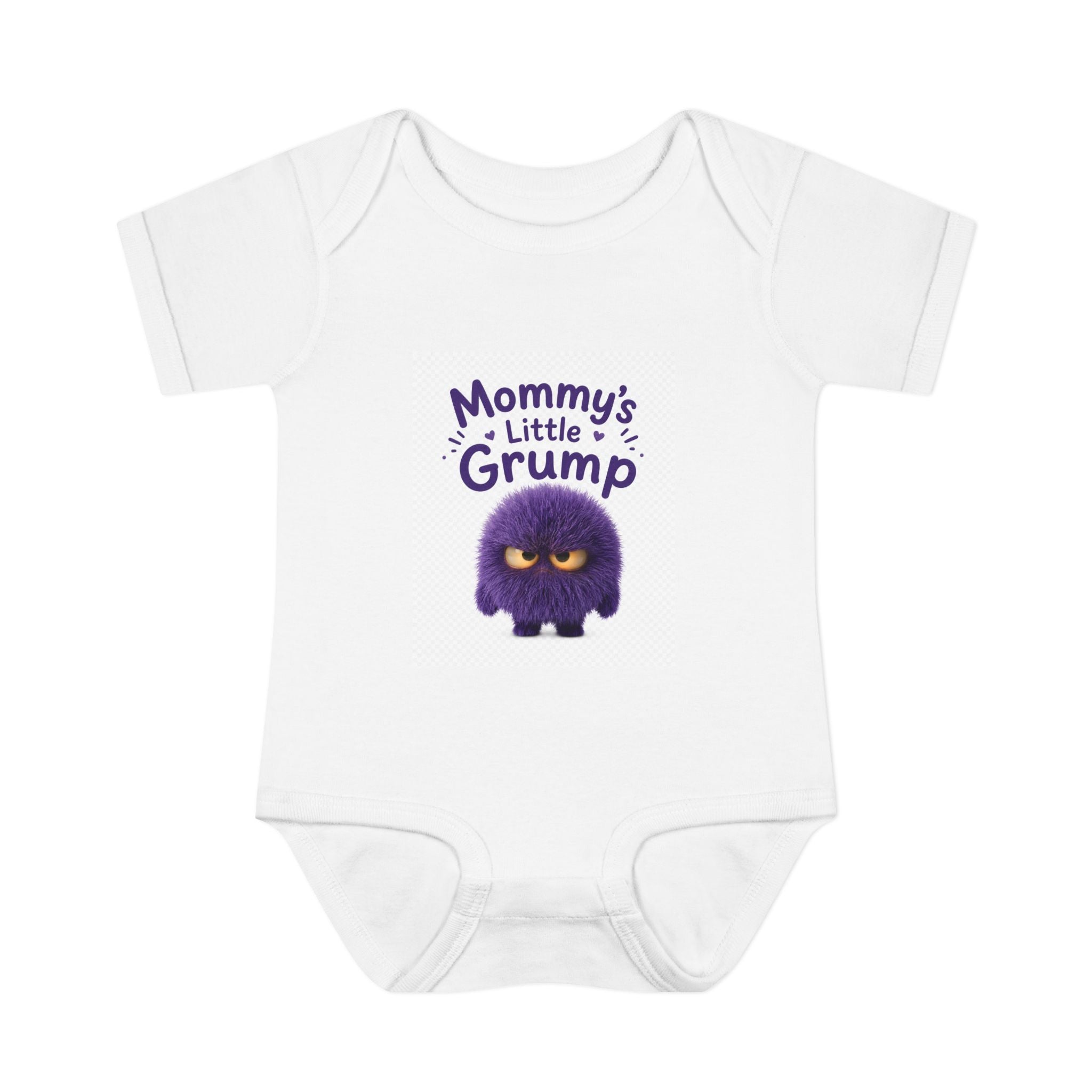 Mommy's Little Grump Baby Bodysuit — Cute Purple Grump Infant Onesie