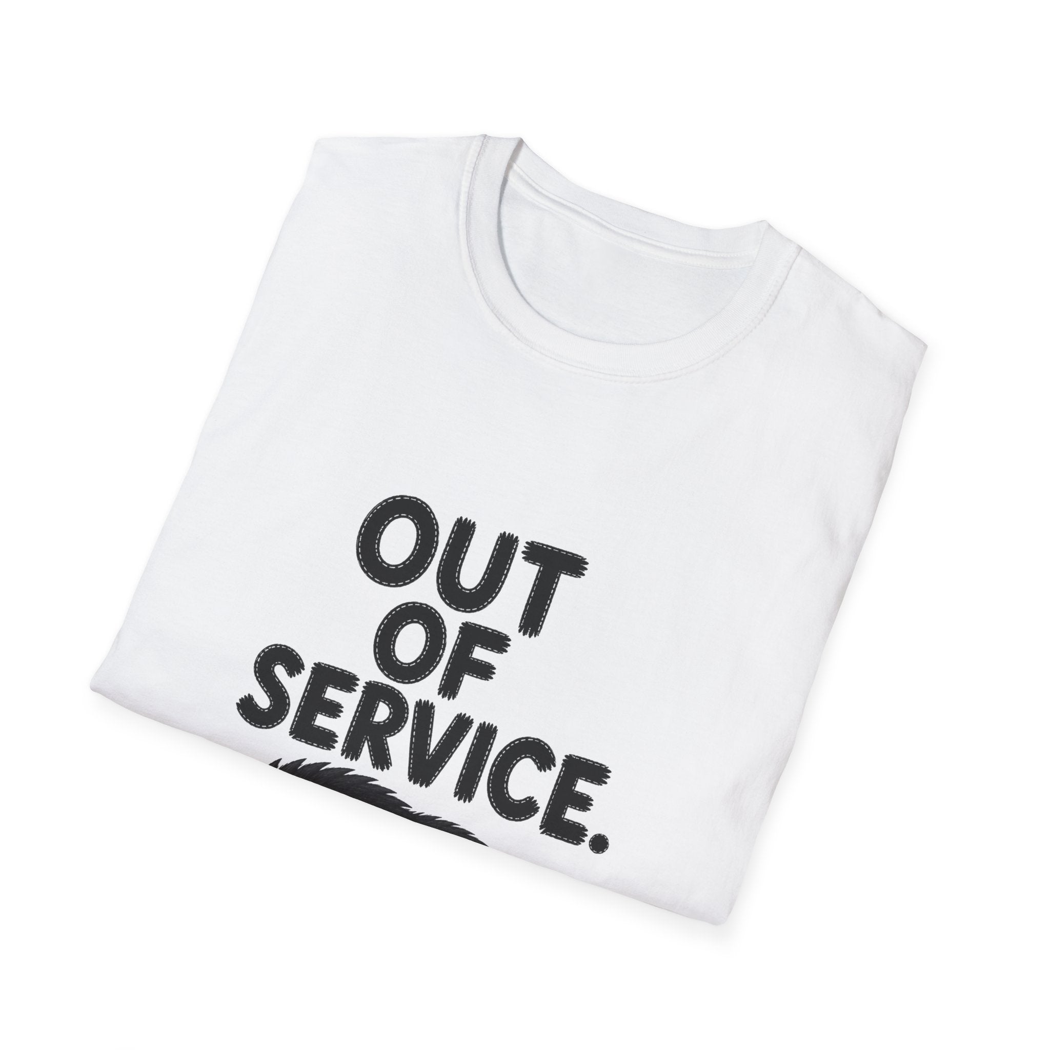 T-Shirt — “Out of Service” Sleepy Grump Graphic Tee