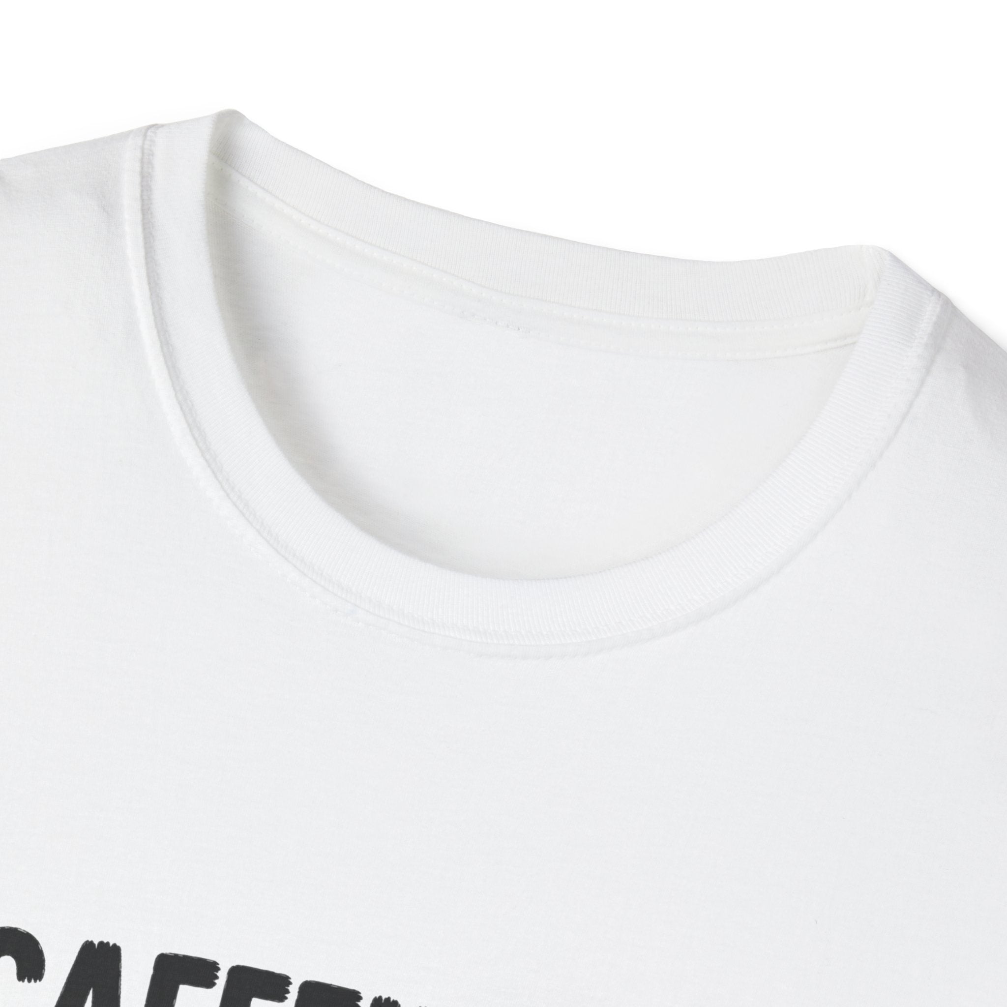 "Caffeinate Before You Communicate" Grump Unisex Softstyle T-Shirt