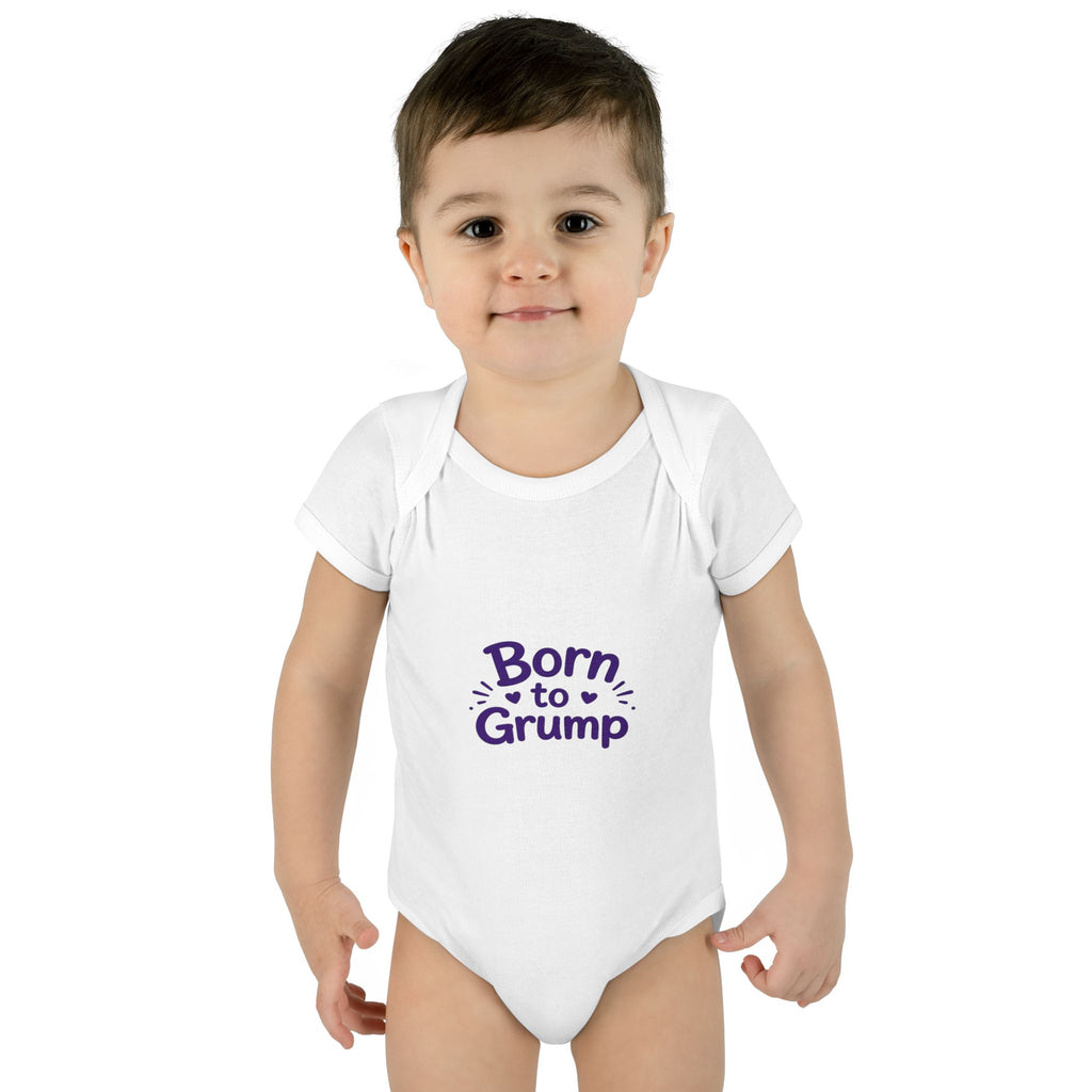 Born to Grump Infant Bodysuit - Funny Baby Onesie